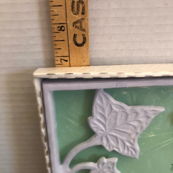 Vtg NOS White Cast Aluminum Shelf Brackets - Picture 8 of 9